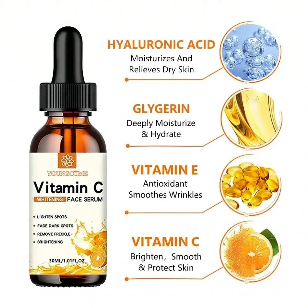 Brightening Vitamin C Glow Serum - contains Hyaluronic Acid